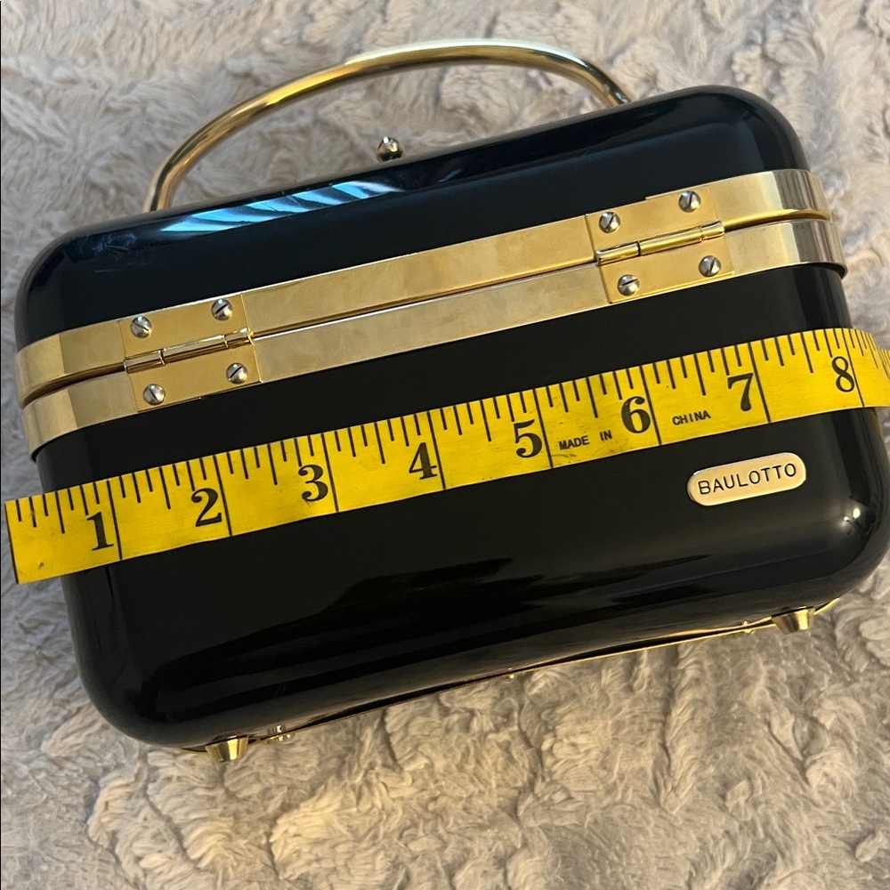 Baulotto Vintage Italian 1970s Black Purse🔥 - Picture 11 of 14
